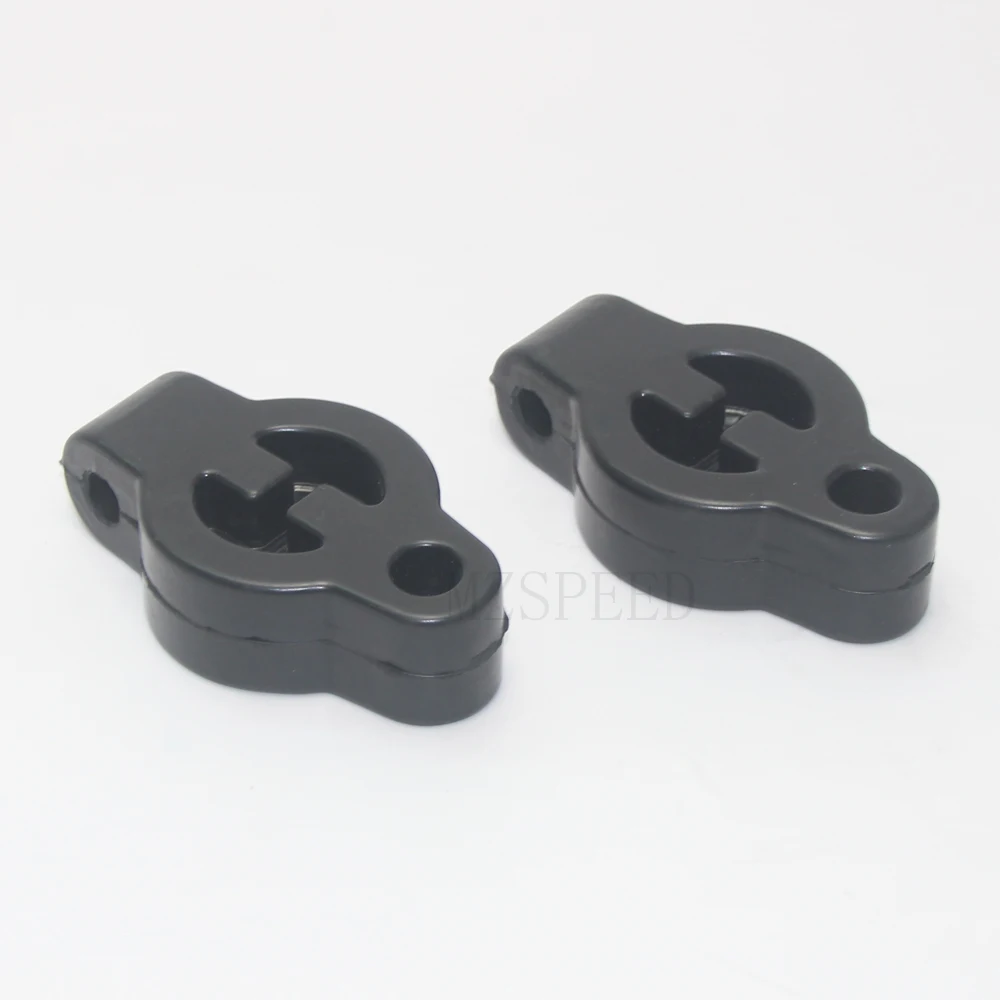 ماسورة عادم السيارة المعلقة المطاطية المثلثة 3 فتحات معلقة العروة المعلقة المطاط كم كاتم الصوت الاهتزاز التخميد المطاط معلقة #4