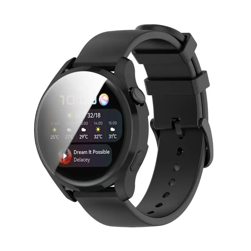 Watch Screen Protector Waterproof Electroplated For Huawei Watch3 Watch Protective Case Dust-proof Tpu Watch Accessories