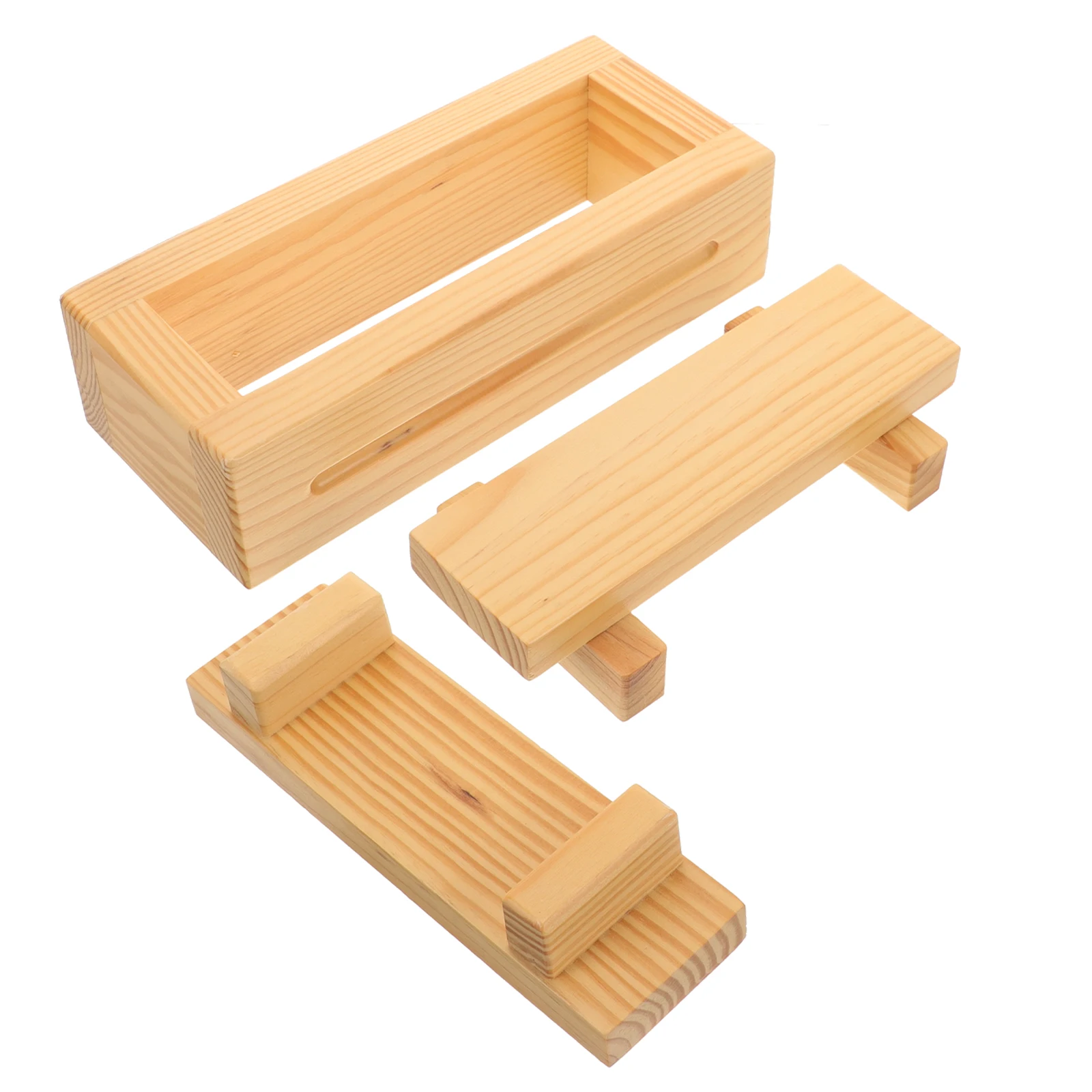 

Sushi Making Mold Wooden Sushi Press Mold Safe and Practical for Home and Professional Use Rice Roll Maker Rice Ball Maker