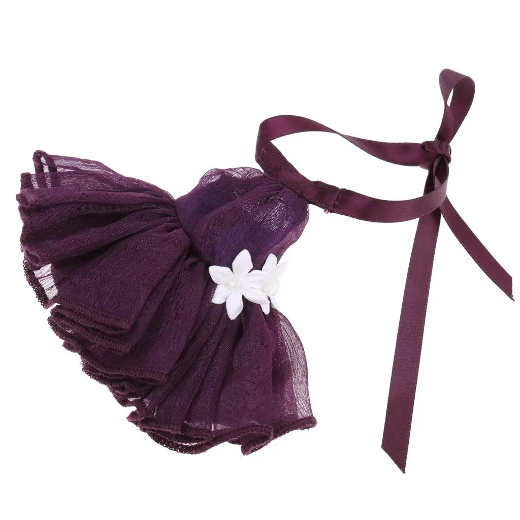 

Платье-юбка для кукол 1/6, многослойная, с цветочным декором на талии, для кукол Middie Blythe