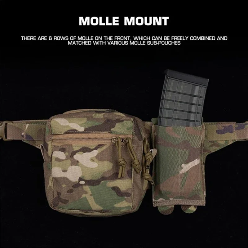 Tactical Waist Belt MOLLE Waistband Adapter Panel (Slap 6) CS Wargame Paintball Accessories Outdoor Hunting Shooting Equipment