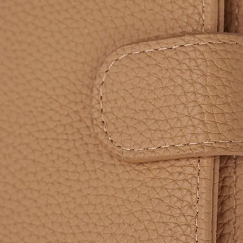 Multifunctional Leather Card Wallet With 12 Card Slots Travel Card Storage Case K1KF