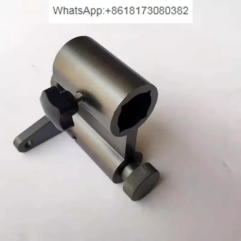 Penetration type sensor fine adjustment bracket electric eye correction 25 * 25 square tube hole circular hole diameter 30