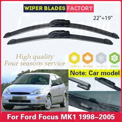 For Ford Focus MK1 1998 - 2005 Wiper Front Wiper Blades Windshield Windscreen Clean Window Car Rain Brushes 2003 2004 22