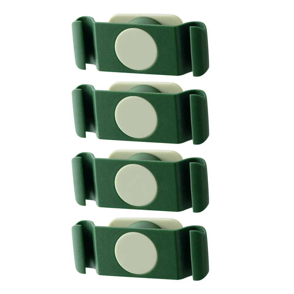 4Pcs Rotatable Cable Holder Organizer Wire Clips For Student Punch Free Cord Space Saving Desktop Management Household
