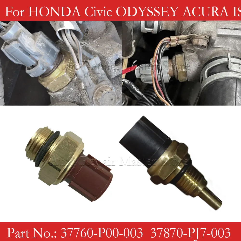 

37760-P00-003 переключатель датчика температуры воды для Honda CR-V Element Civic Accord S2000 Acura TSX RSX автомобильные аксессуары 5862028390