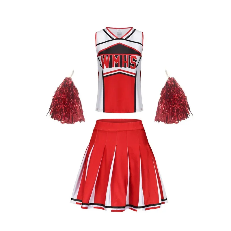 Lightweight Cheerleading Costume Cheerleader Costume Skirt Stage Table Performance Costume Women's Flower Ball