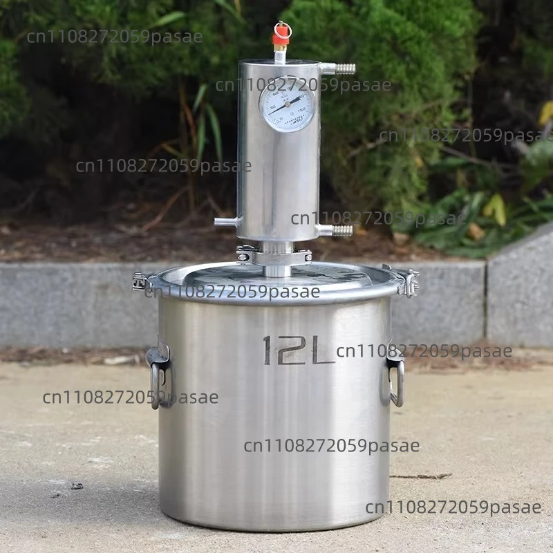 12/20L Household Small Wine Steamer - Brandy Maker, Roasting Wine Distiller & Pure Dew Machine