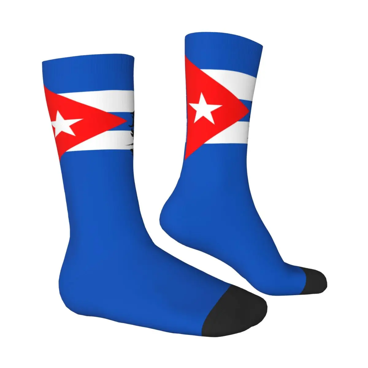 Che Guevara Socks Cuba Flag Trendy Stockings Spring Anti Slip Men's Socks High Quality Design Climbing Socks