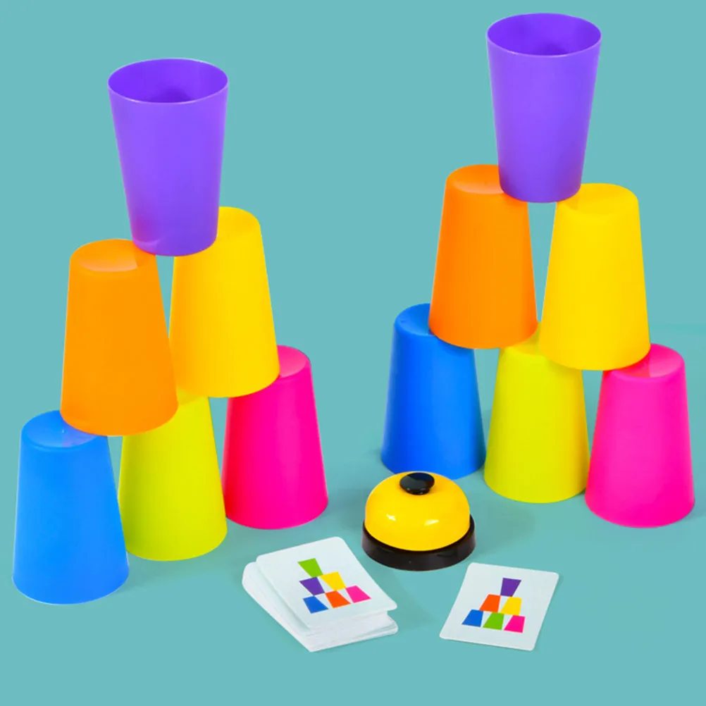 

1Set Stacking Cup Battle Game for Kids Educational Hand Eye Coordination Development Montessori Learning Activity Tabletop Game
