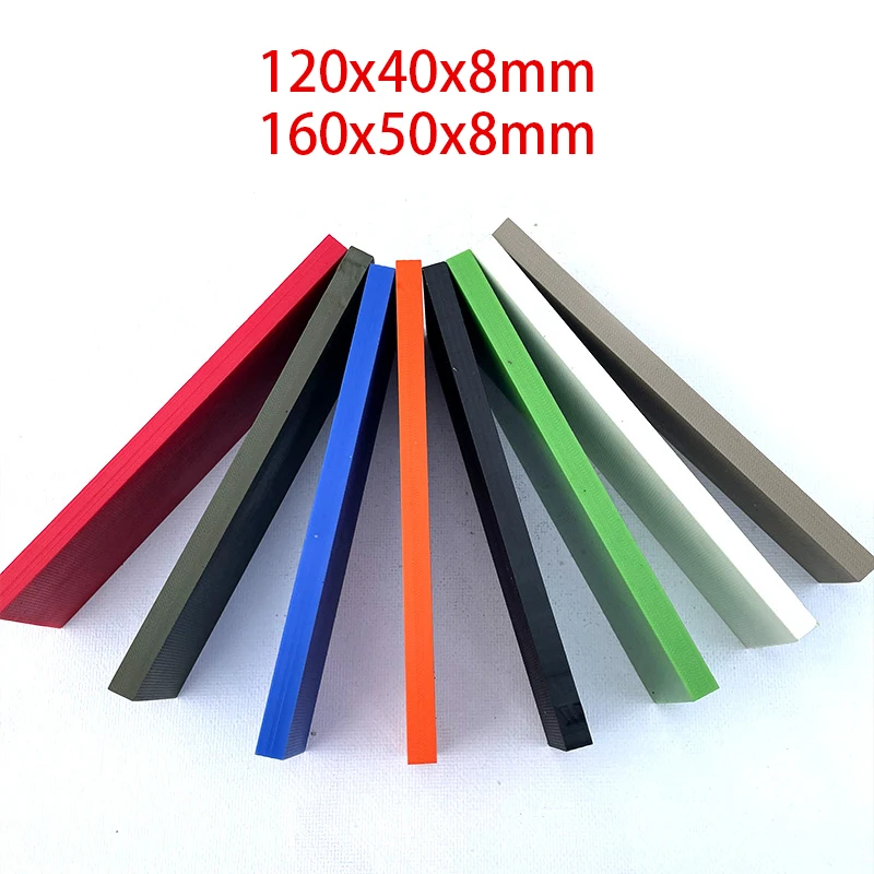2 pezzi composito G10 manico del coltello materiale per manico del coltello fatto a mano fai da te materiale per la produzione di materiale G10 strumento patch 120x40x8mm