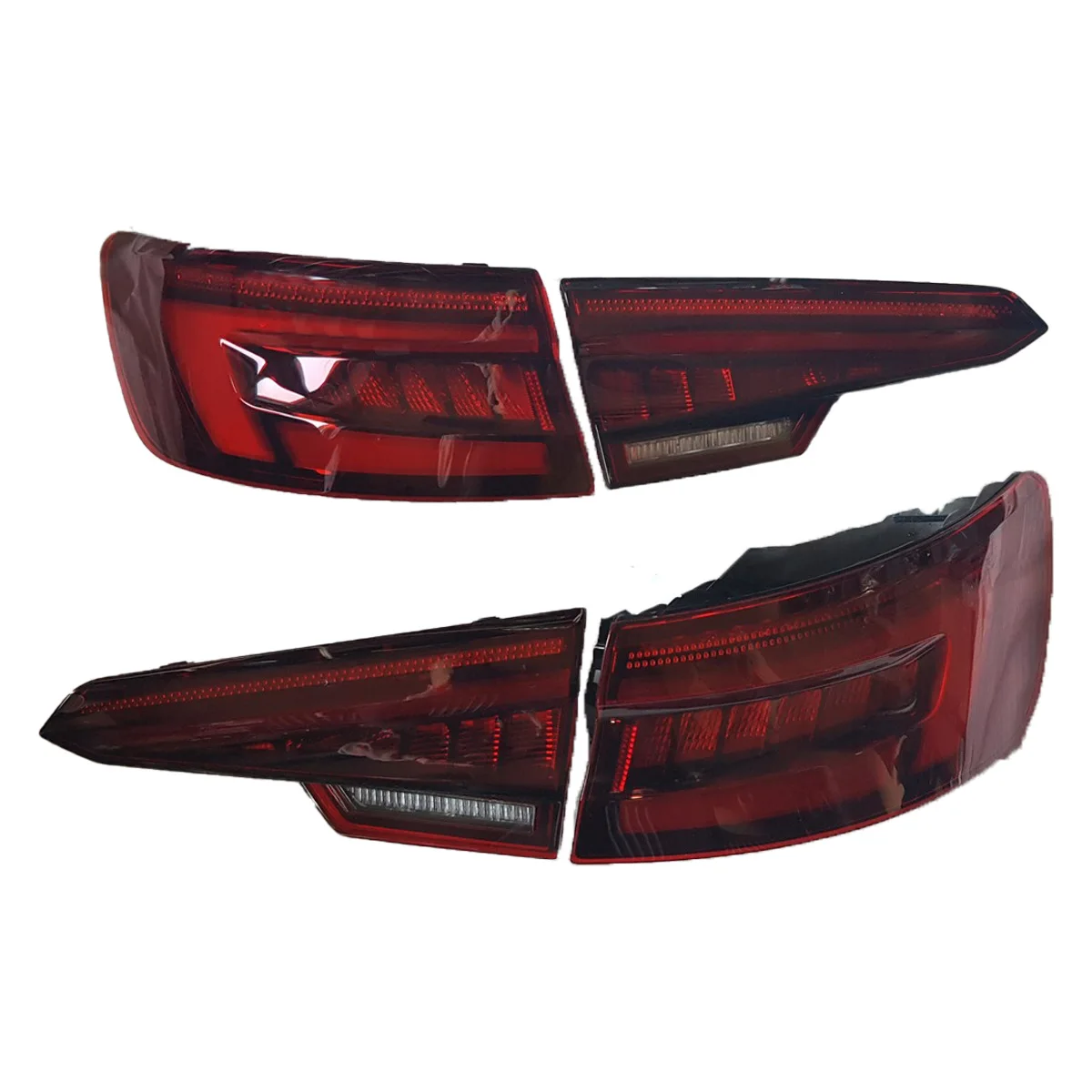 

Applicable To 2016-2024 AduA4L B9 Spot Tail Light Assembly Black Frame High Matching Double 8W5945091G