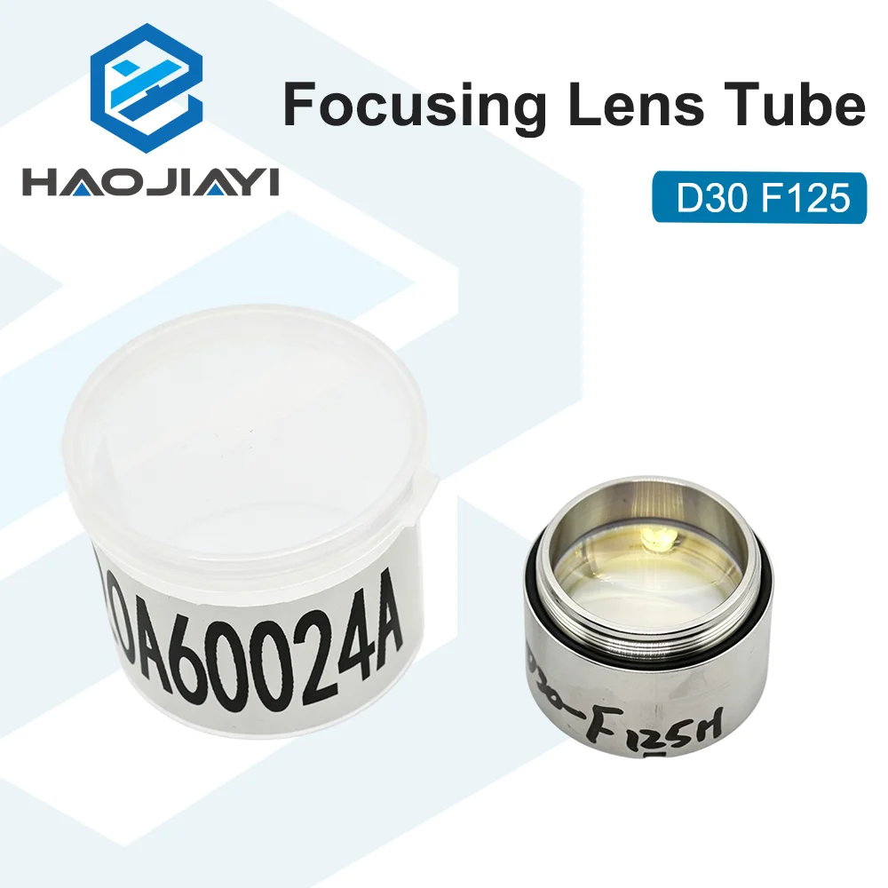 D30 F125 Focusing Lens Tube Assembly with D30x100 Collimating Lens Barrel for Fiber Laser Cutting Head Replacement Parts