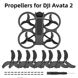 Hélices para DJI Avata 2, hoja de Dron, ventilador de ala ligero, repuestos para Avata 2, accesorios, paletas coloridas