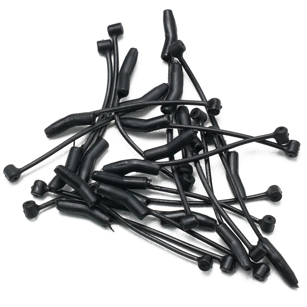 10/20/50pcs Carp Fishing Hook D-Rig Kickers Hook Anti Tangle Sleeves For Ronnie Rigs Fishing Tackle Accessories