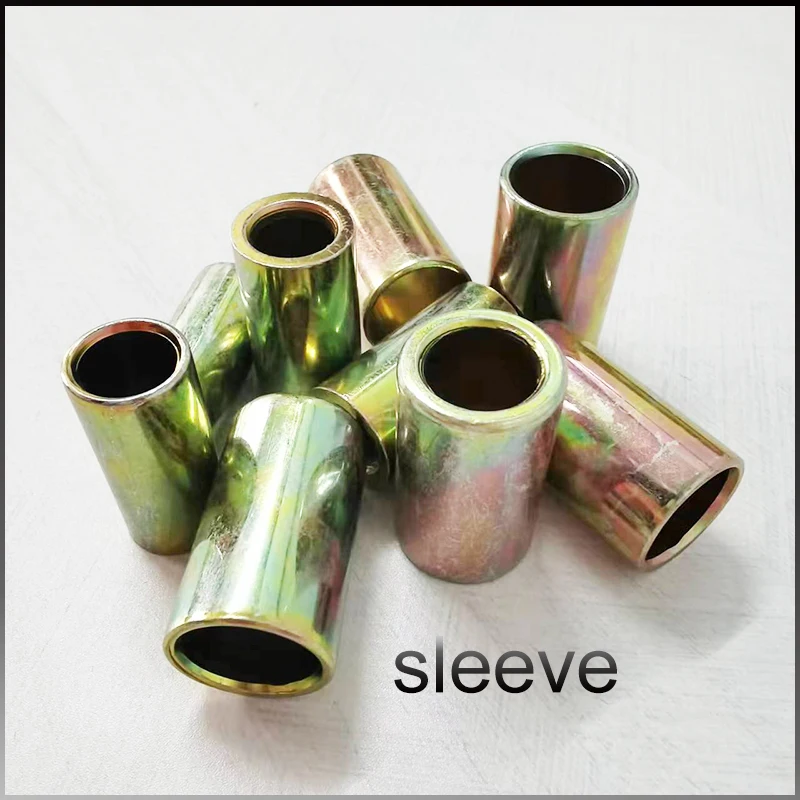 1 set /2 pieces High-Pressure Hose Crimp Tools Pipe Sleeve Shell Connector Hose Compression Steel Sleeve Pipe Joiner