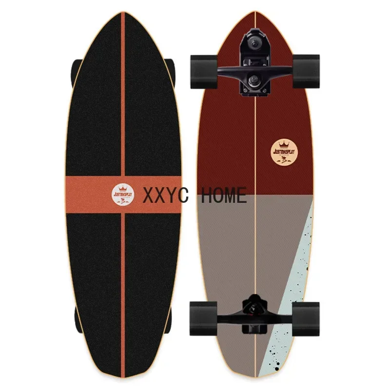 2022 82cm Professional S7 P7 Carver Surf Land Skateboard Highly Smooth Maple Professional Land Surfboard Big Fish Board