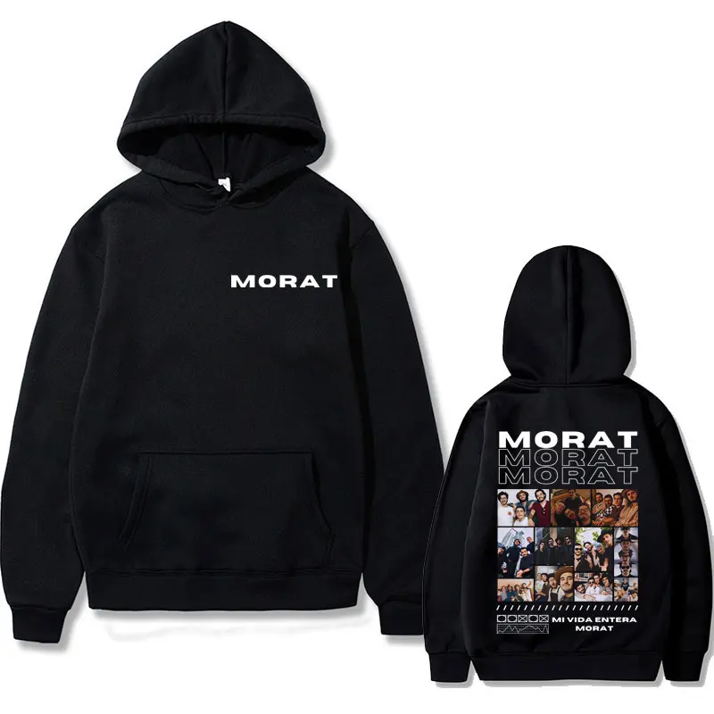 

Singer Morat Band Double Sided Print Hoodie Mi Vida Entera Tracksuit Men Women Casual Oversized Hoodies Male Fashion Pullover