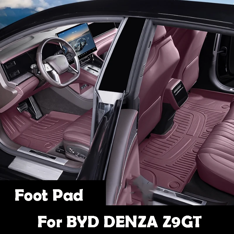 

For DENZA Z9GT 2024 2025 TPE Foot Pad Waterproof Easy Clean Protection Car Accessories