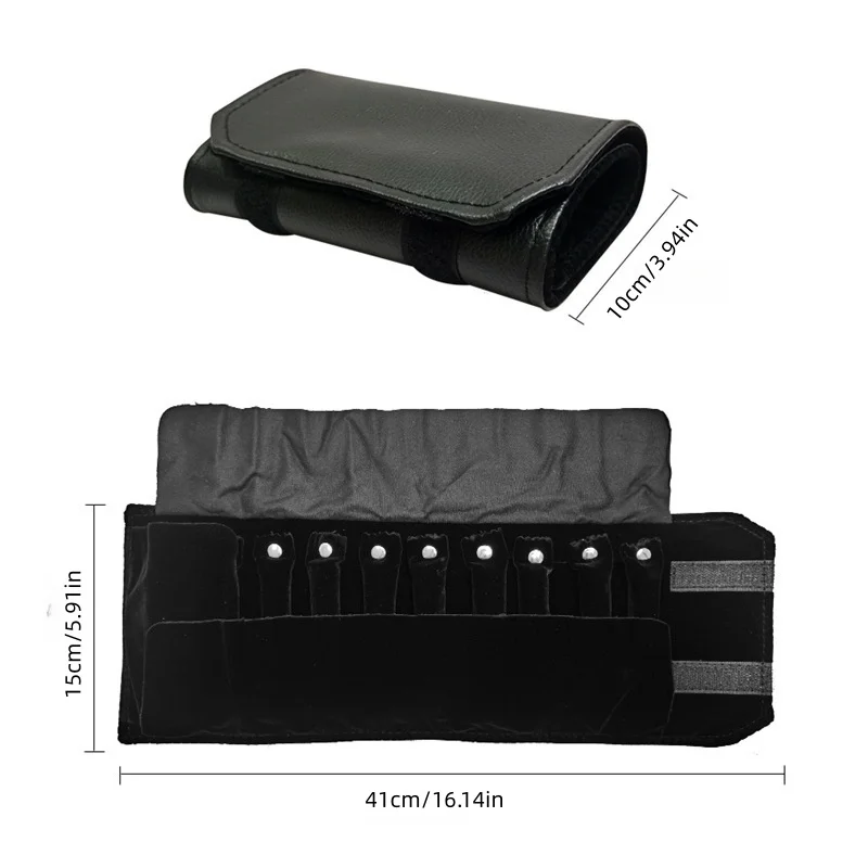 Small Jewelry Roll Travel Jewelry Folding Bag Travel Jewelry Organizer Case for Journey Rings, Necklaces, Earrings, Bracelets