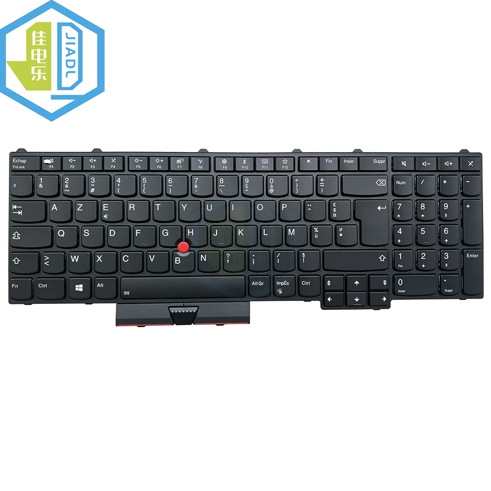 FR US Backlit Keyboard For Lenovo Thinkpad P50 20EN P50 20EQ P70 20ER P70 20ES P51 P71 Keybard With Black Frame With Red Point