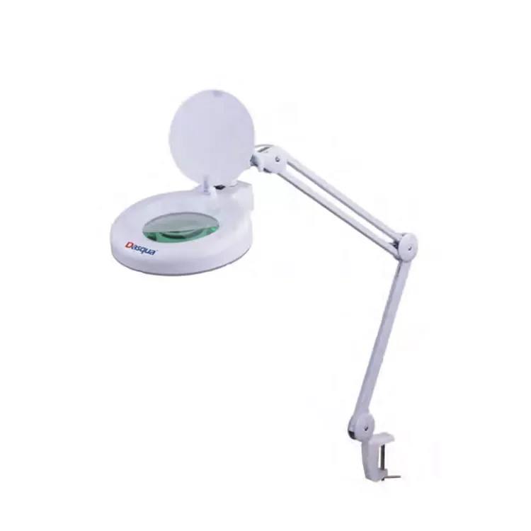 Dasqua Desk Table Top Magnifier Light With Illumintion for Reading and Repairing