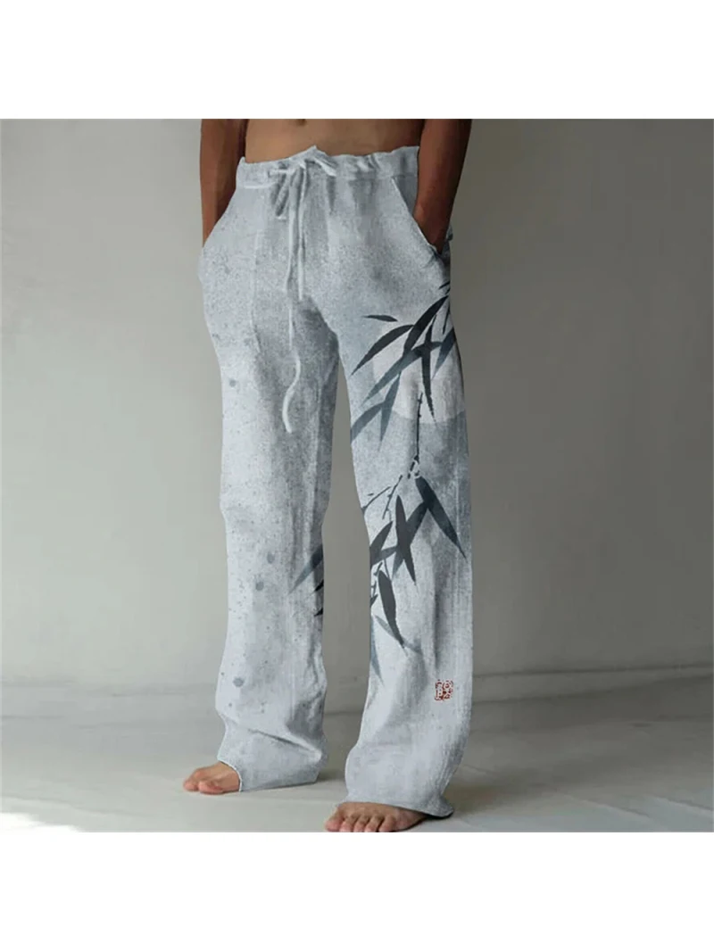 High quality men's two-color octopus tentacle tracksuit pants 2025 hot selling fashion retro loose pants street casual style