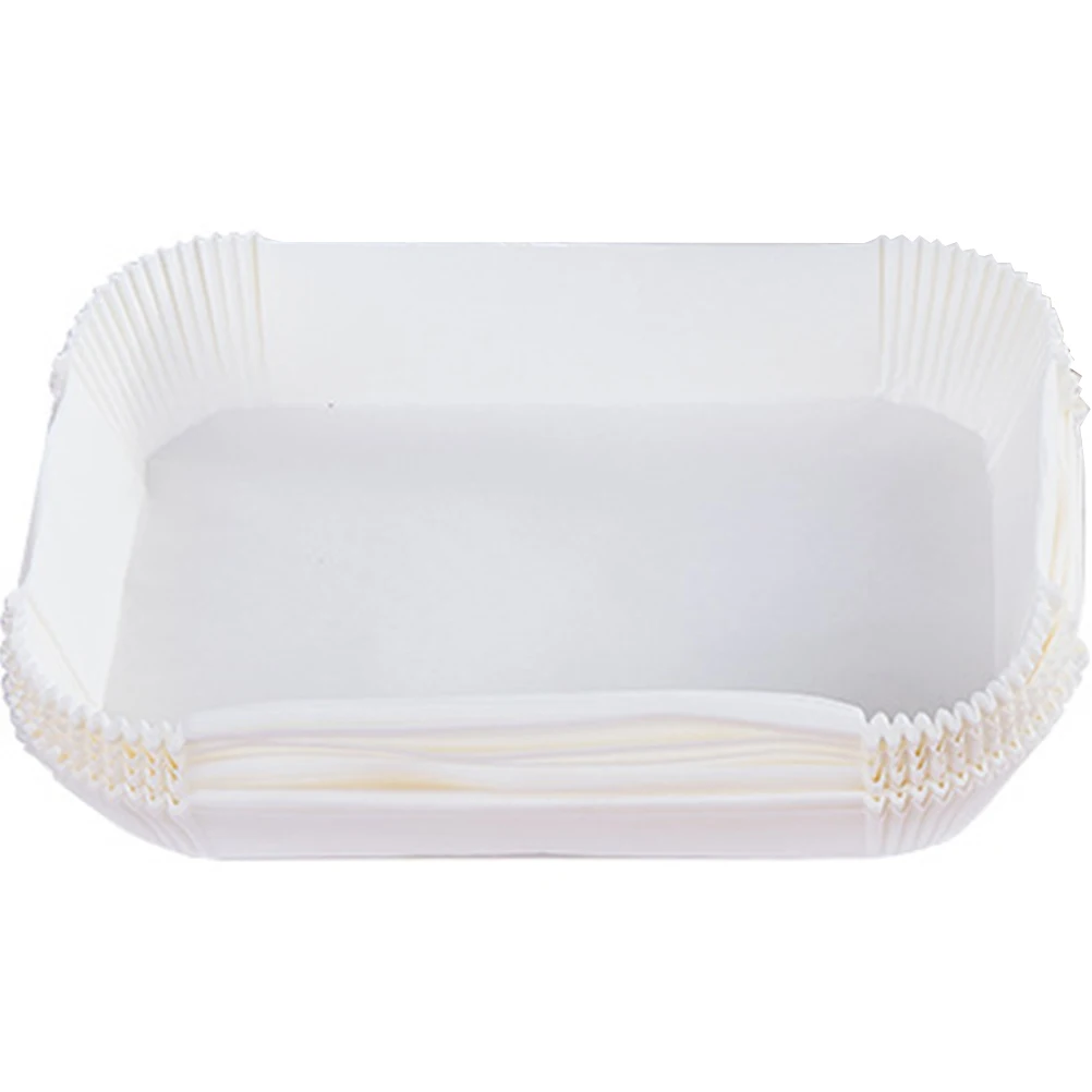 

50Pcs Air Fryer Paper Liners Non Stick Oil Proof Heat Resistant Disposable for Easy Clean Up Baking Cooking Air Fryer Liner