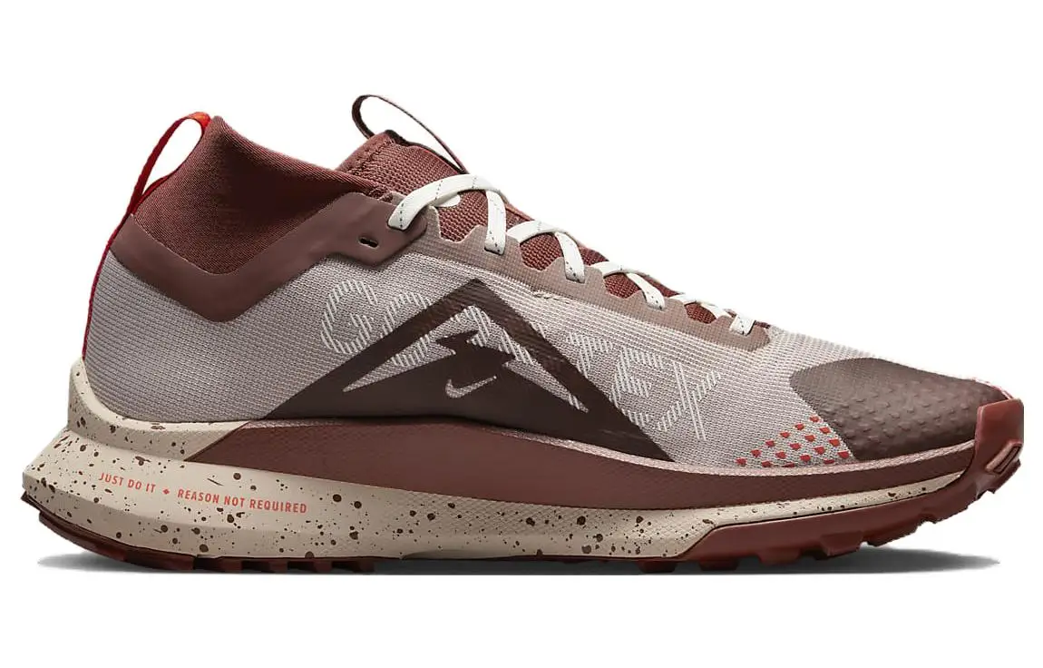 Nike React Pegasus Trail 4 Gore Tex Diffused Taupe Dark Pony Sail Picante Red DJ7926-200