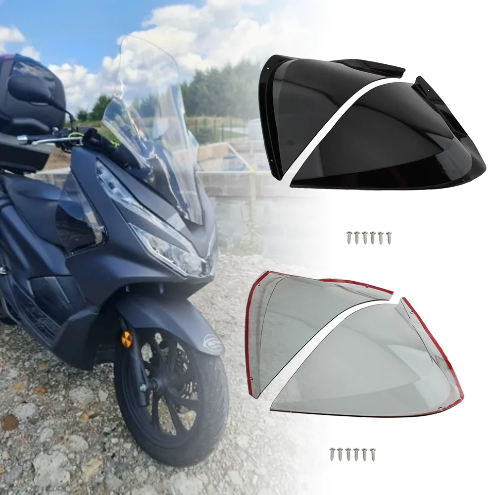

PCX 125 150 160 Motorcycle Front Left Right Side Leg Guard Deflectors Wind shield Cover For Honda PCX125 PCX150 PCX160 2021-2024