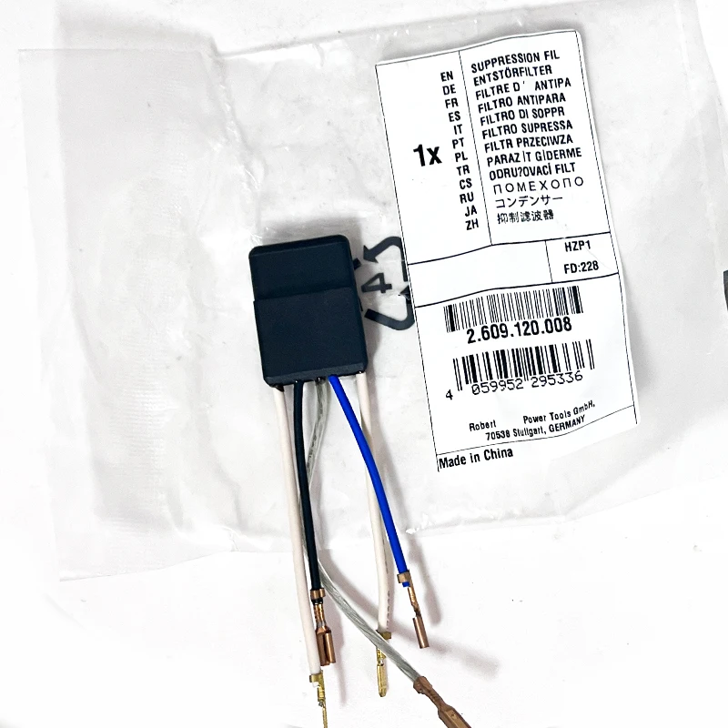 Imagem -05 - Filtros Capacitores para Bosch Máquinas de Corte Moedores Ferramentas Elétricas Filtros Acessórios Substituições para Bosch Gws8100c Gws8-125c