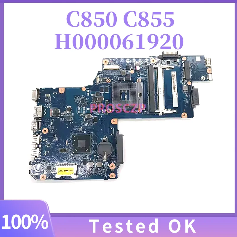 

For Toshiba C50 C50-A C55-A C50D C850 C855 L855 H000061920 Laptop Motherboard SJTNV HM70 Mainboard 100% Full Tested Working Well
