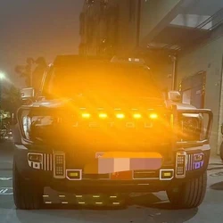 Chery Jetour Traveller T2 Medium Mesh Light LED Small Yellow Light Front Grille Decorative Light Modification Accessories