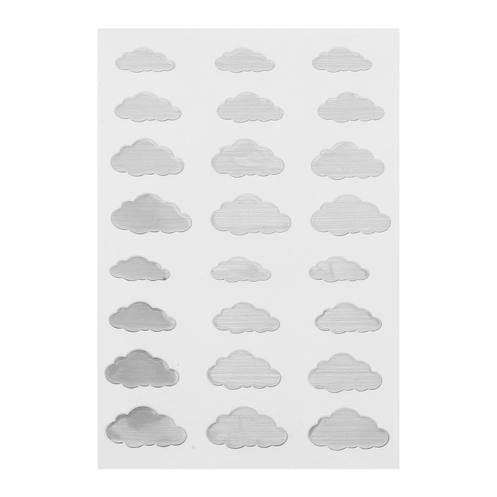 

Guitar Fretboard Stickers Electric Bass Player Neck Markers Detachable Decal Silver Acoustic Decals