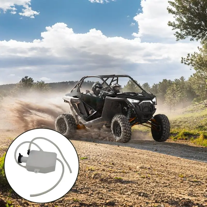 UTV Coolant Reservoir Replacement 13612040000, ABS Expansion with Attached Hose for ODES 1000 LONG Cooling System Service