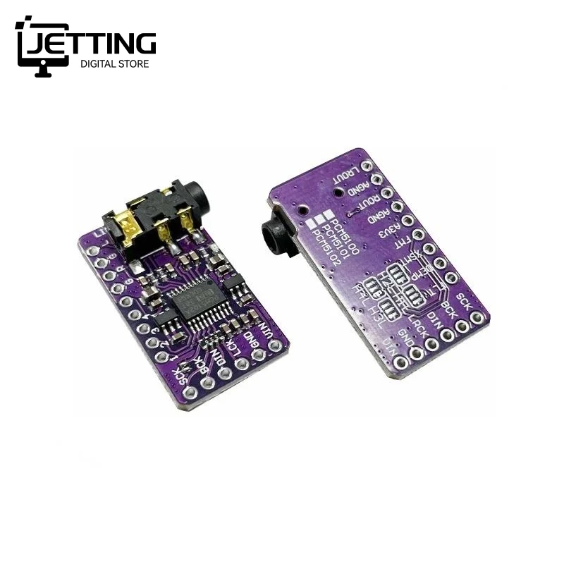 

PCM5102A Interface I2S DAC Decoder GY-PCM5102 I2S Player Module For Raspberry Pi PHAT Format Board Digital PCM5102 Audio Board