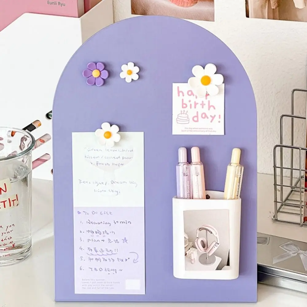 New Large Capacity Desktop Message Board Vertical Curved Storage Board Magnetic Photo Frame Office Home Desktop