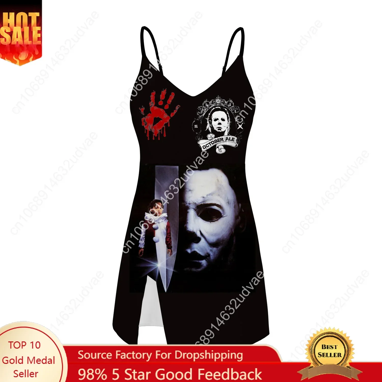 M-Michael M-Myers Sling Dress Swimsuit Womens Bathing Suits Personalized Fashion Swimwear Bikini Custom Made Beachwear