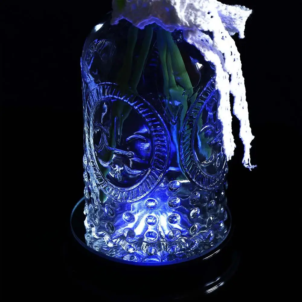 

Реквизит для фотосъемки с батарейным питанием, красочный подарок «сделай сам», демонстрирующий хрустальную световую основа, светодиодная подставка для орнамента, светящаяся основа