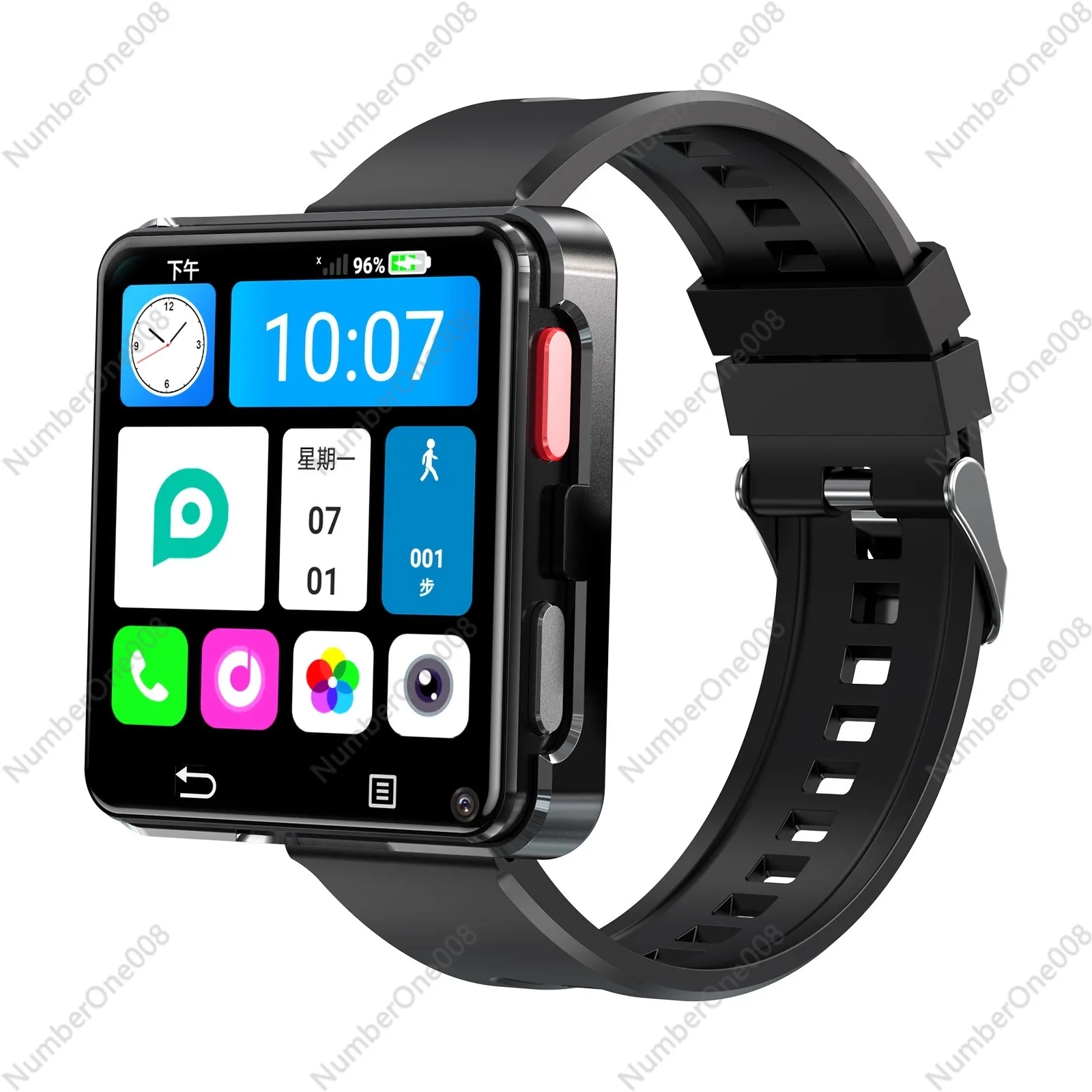 4G Smart Watch 1.8 Inch Touch Screen SIM Card WiFi Unlocked with HD Camera for Games Music Video Call Kids Teens Adults