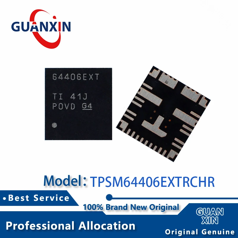 

100% New TPSM64406EXTRCHR Marking 64406EXT QFN-28 TPSM64406
