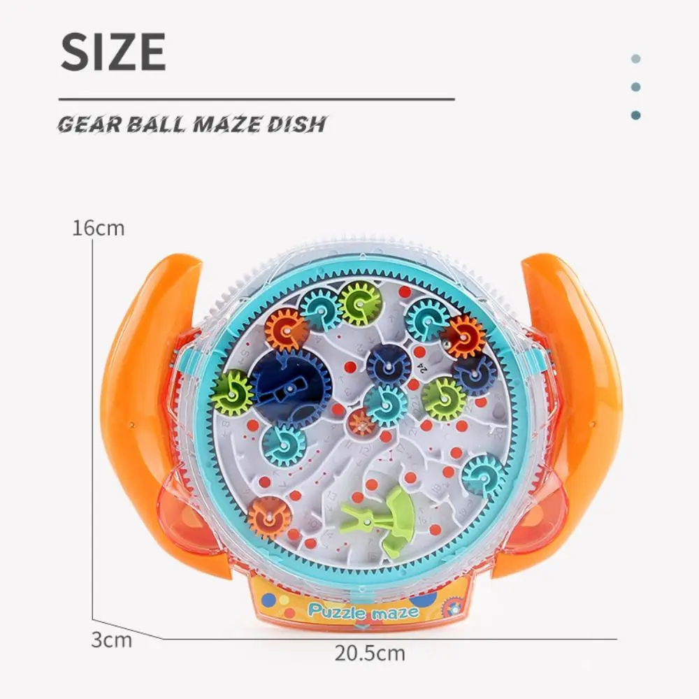 Handheld 3D Brain Maze Game Hand-brain Coordination Training Balance Training Children's Stress Reliever Transparent