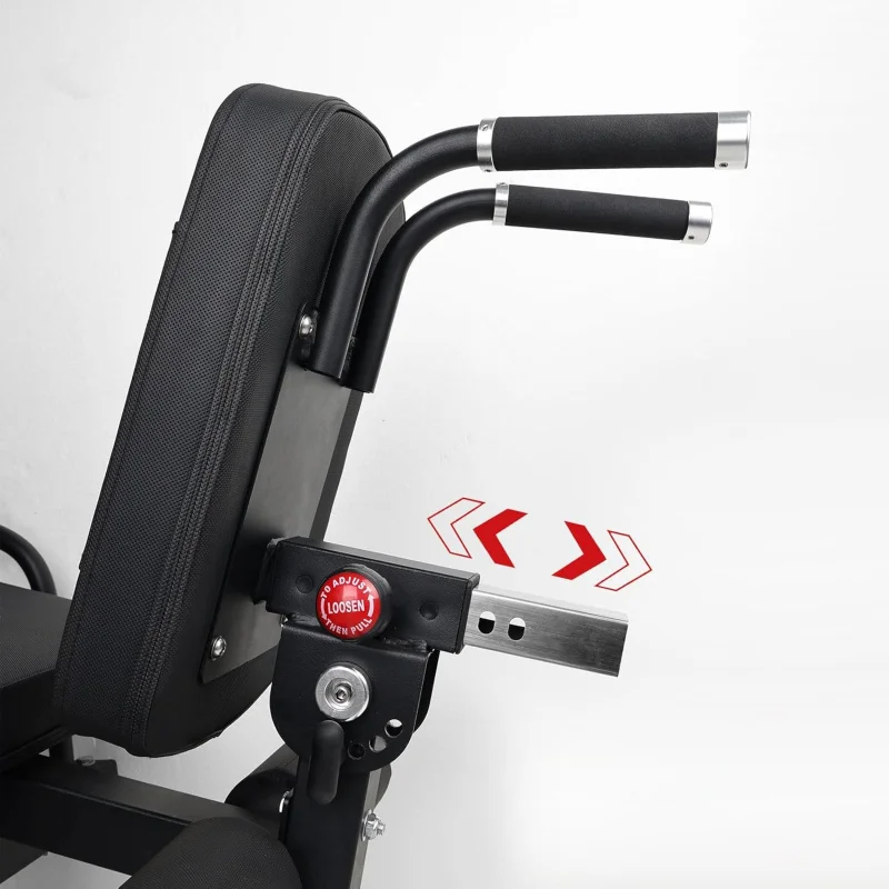 آلة تمديد وتجعيد الساق، تمديد واستلقاء لصالة الألعاب الرياضية المنزلية، عرضة، مقعد قابل للتعديل ومسند الظهر