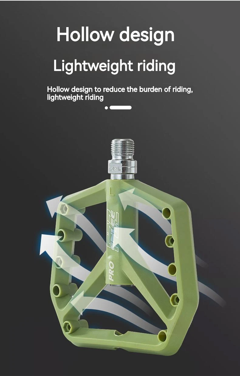 Enlee Mountainbike ultraleichtes Nylon pedal für Fahrrad pedal verbreitert ultraleichte Dichtung du Lager MTB Fahrrad pedale Zubehör – Detail 10