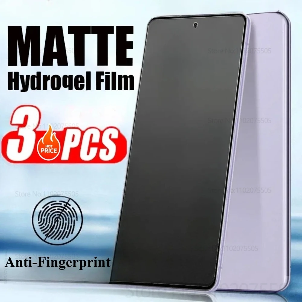 

3Pcs Matter Hydrogel Film for IPhone 17 Promax 16 Promax Air 11 12 Mini Anti-Glare 14 Plus 13 14 15 Promax XR X Screen Protector