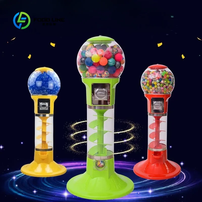 Customized White Prizing Game Plastic Ball Toy Capsule Vending Machine Toy Candy Dispenser Automatic Vending Machine