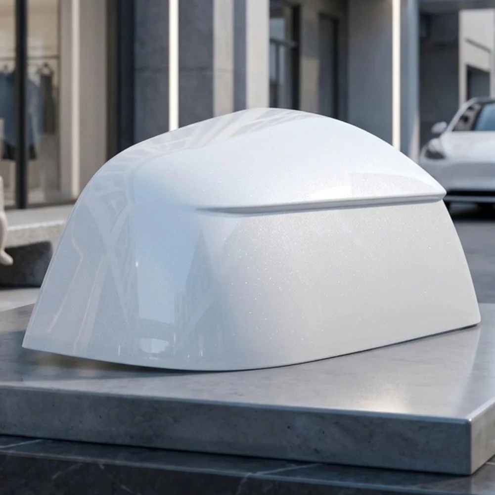 Rearview Mirror Housing Cover Cap ABS Pair for Tesla Model Y 2025 and 2026 Designed for OEM Fitment and Functionality