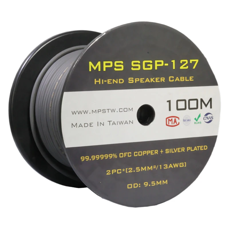 HiFi MPS SGP-117 99,99999%OFC Hi-end głośnik przewód wzmacniacza kabel samochodowy sprzęt audio modyfikacja z miedzi beztlenowej kabel głośnikowy