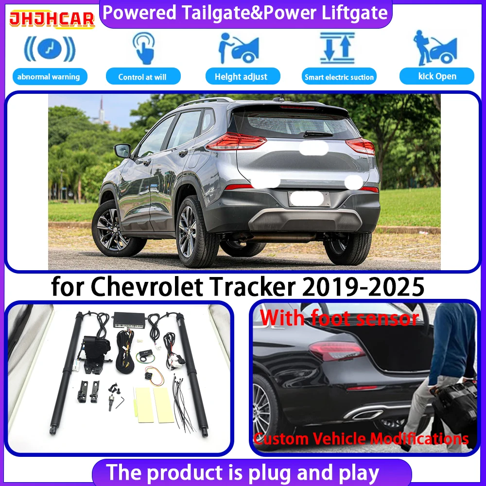 JHJHCAR for Chevrolet Tracker 2019-2025 Smart Automatic Electric Powered Tailgate Power Liftgate Tailgate System Power Back Door