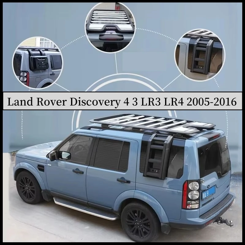 

Roof Rack Luggage Raill For Land Rover Discovery 4 3 LR3 LR4 2005-2016 Car Carrier Bars Top Racks Rail High Quality Aluminium